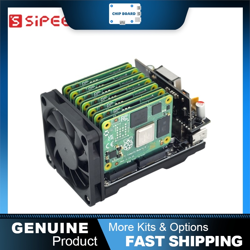 Raspberry Pi - Sipeed NanoCluster 7-Node CM4/CM5 Mini Server,