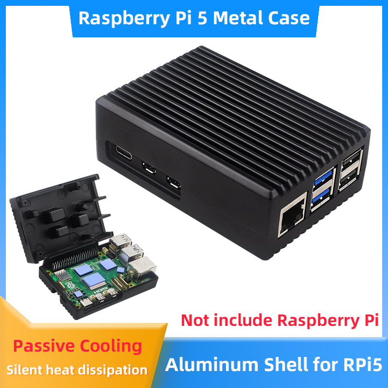 Pi Cooler - Raspberry Pi 5 Aluminum Case Armored