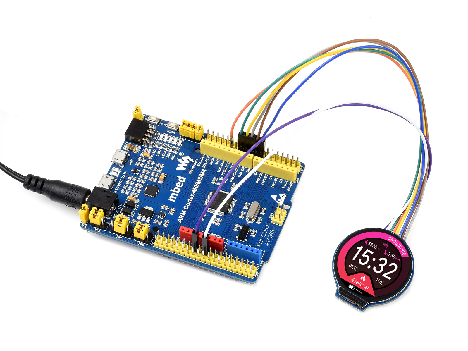 Waveshare 1.28inch Round LCD D - Pi Display recension och pris