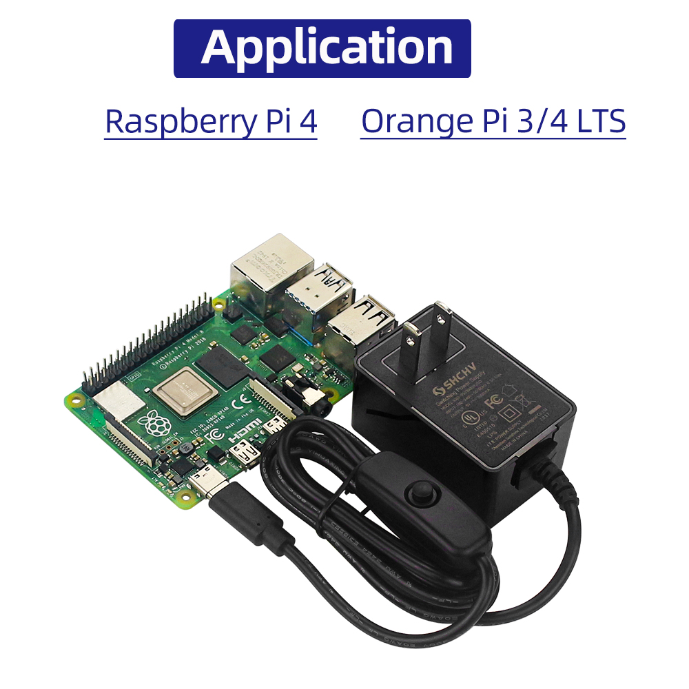 Raspberry Pi 5V 3A Power Suppl - Pi Power Supply recension och pris