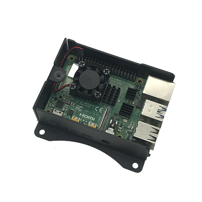 Raspberry Pi 4B 3B Aluminum Ca - Pi Power Supply recension och pris
