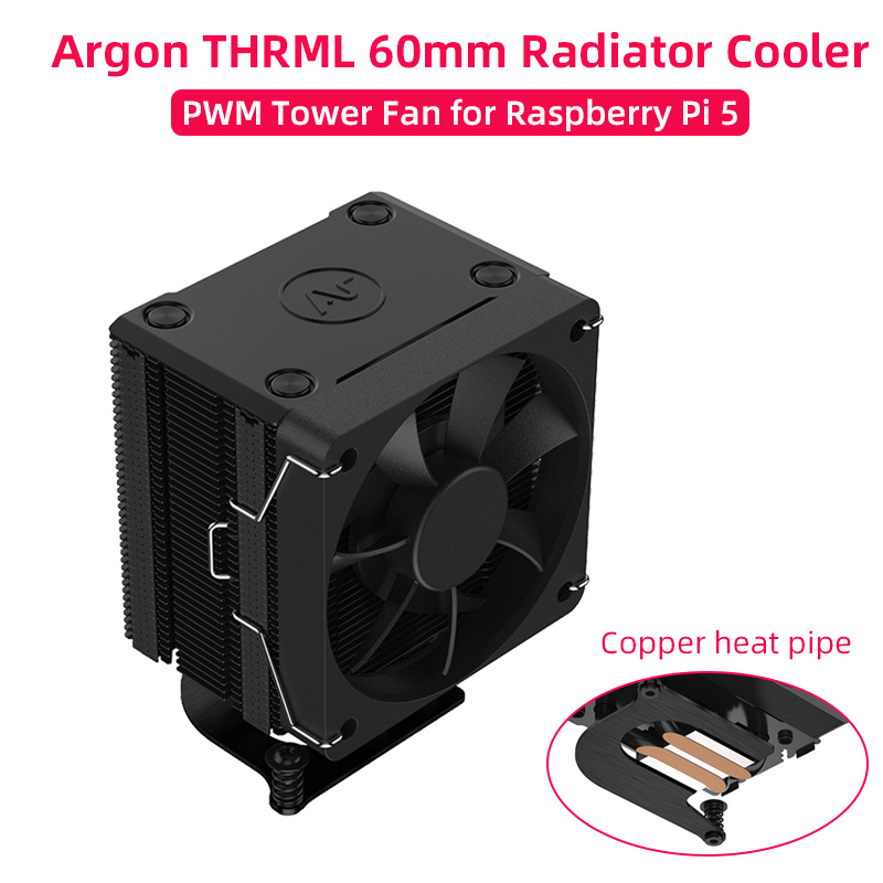 Raspberry Pi 5 Argon THRML 60m - Pi Cooler recension och pris