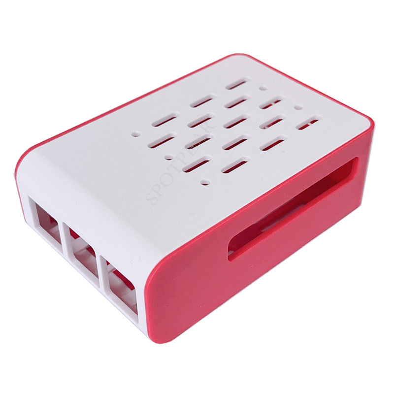 Raspberry Pi 5 Red-White cooli - Pi 5 Case recension och pris