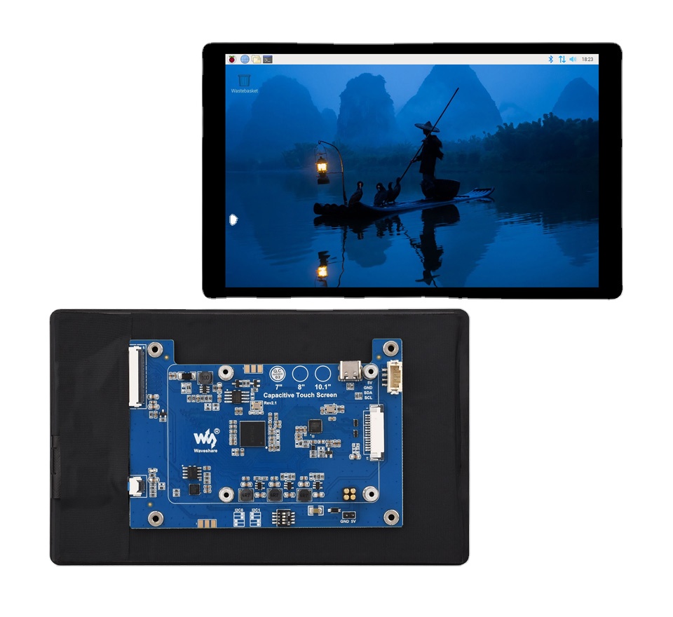 7inch DSI LCD (E) Waveshare Ca - Pi Display recension och pris