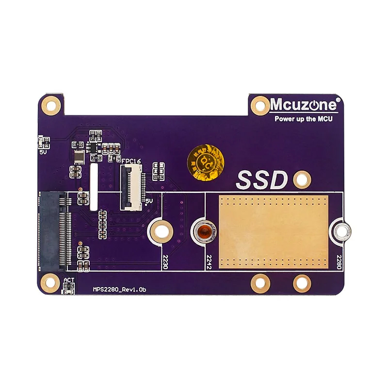 Raspberry Pi 5 PCIe to M.2 NVM - Pi Cooler recension och pris