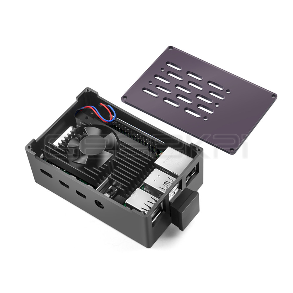 GeeekPi  Aluminum Brick Case B - Pi 4 Case recension och pris