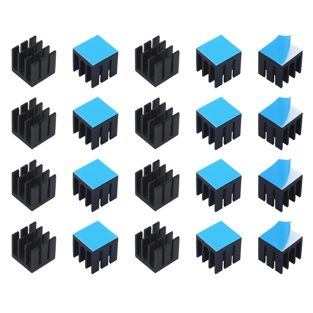12x12x12mm 50pcs Aluminum Heat - Pi Power Supply recension och pris
