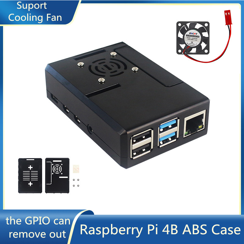 Raspberry Pi ABS Case Black Pl - Pi Power Supply recension och pris