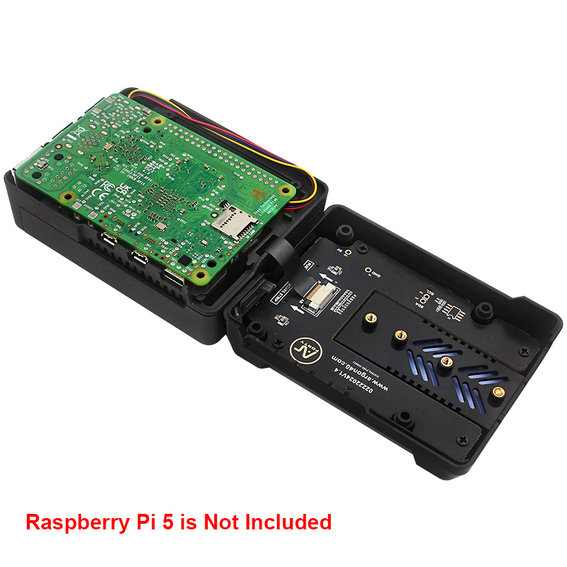 Argon NEO 5 M.2 NVME PCIE Case - Pi Power Supply recension och pris