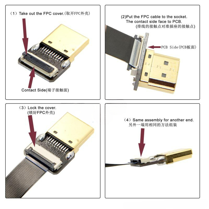 Ribbon FPV HDMI-Compatible Con - Pi Camera Cable recension och pris