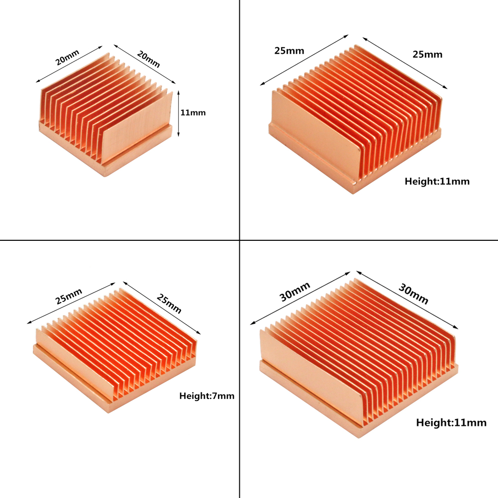 Pure Copper Heatsink DIY Heat  - Pi Power Supply recension och pris